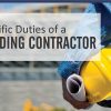 The Building Construction Contractor – Roles and Responsibilities