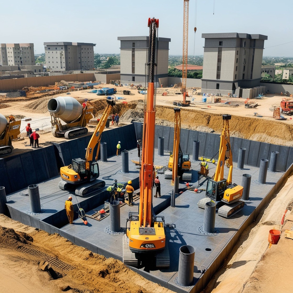 Drilled shaft foundation